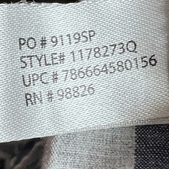 U.S. Polo Assn. Men's Navy and White Plaid Shirt - Picture 5 of 6